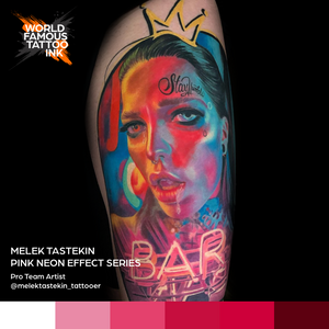 Melek Tastekin Pink Neon Effect Series
