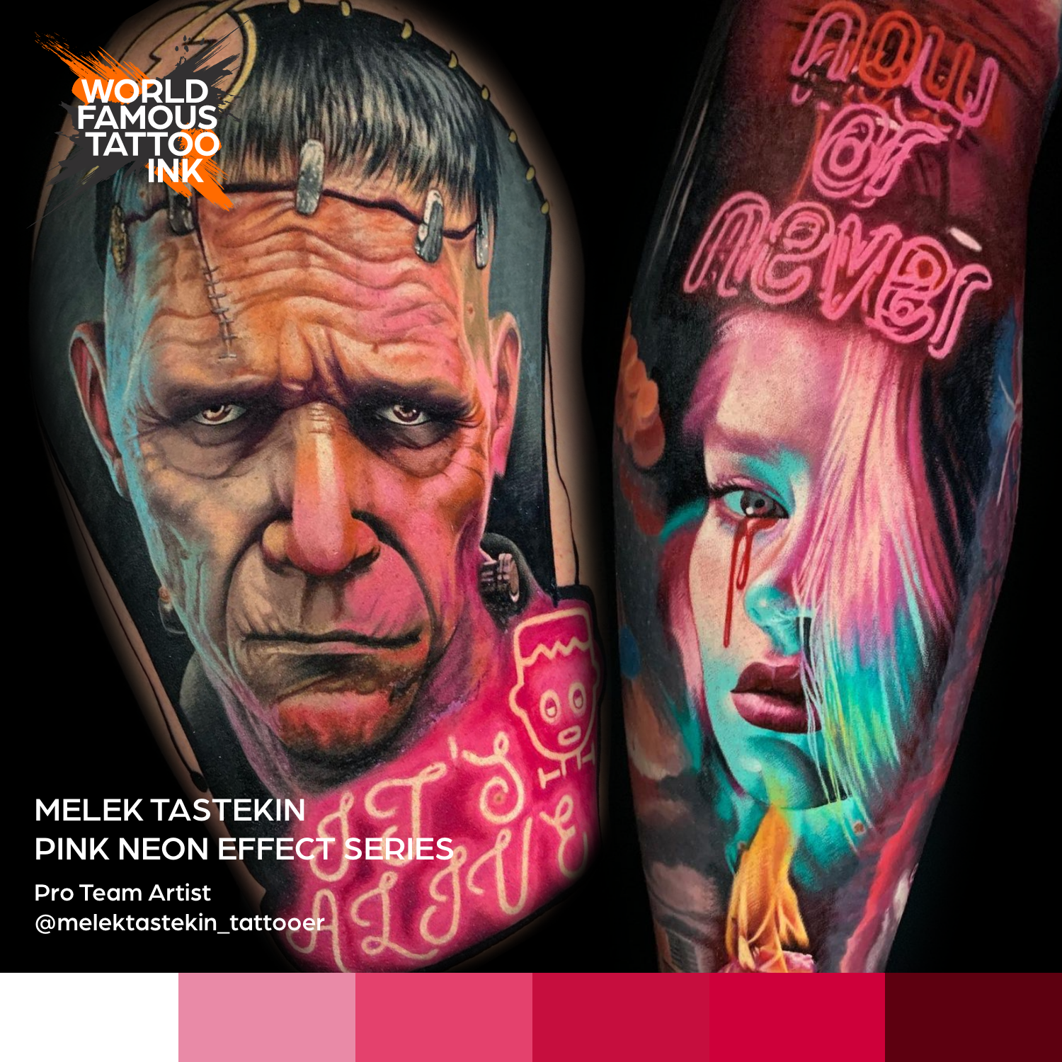 Melek Tastekin Pink Neon Effect Series