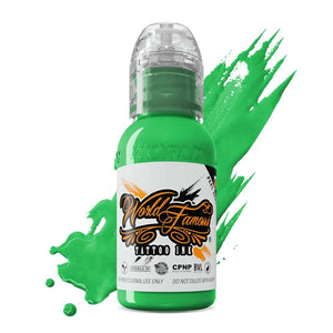 World Famous Tattoo Ink — All Green Inks — 1oz