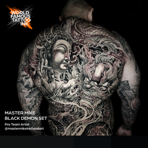 Master Mike Black Demon Set — World Famous Ink — 4oz