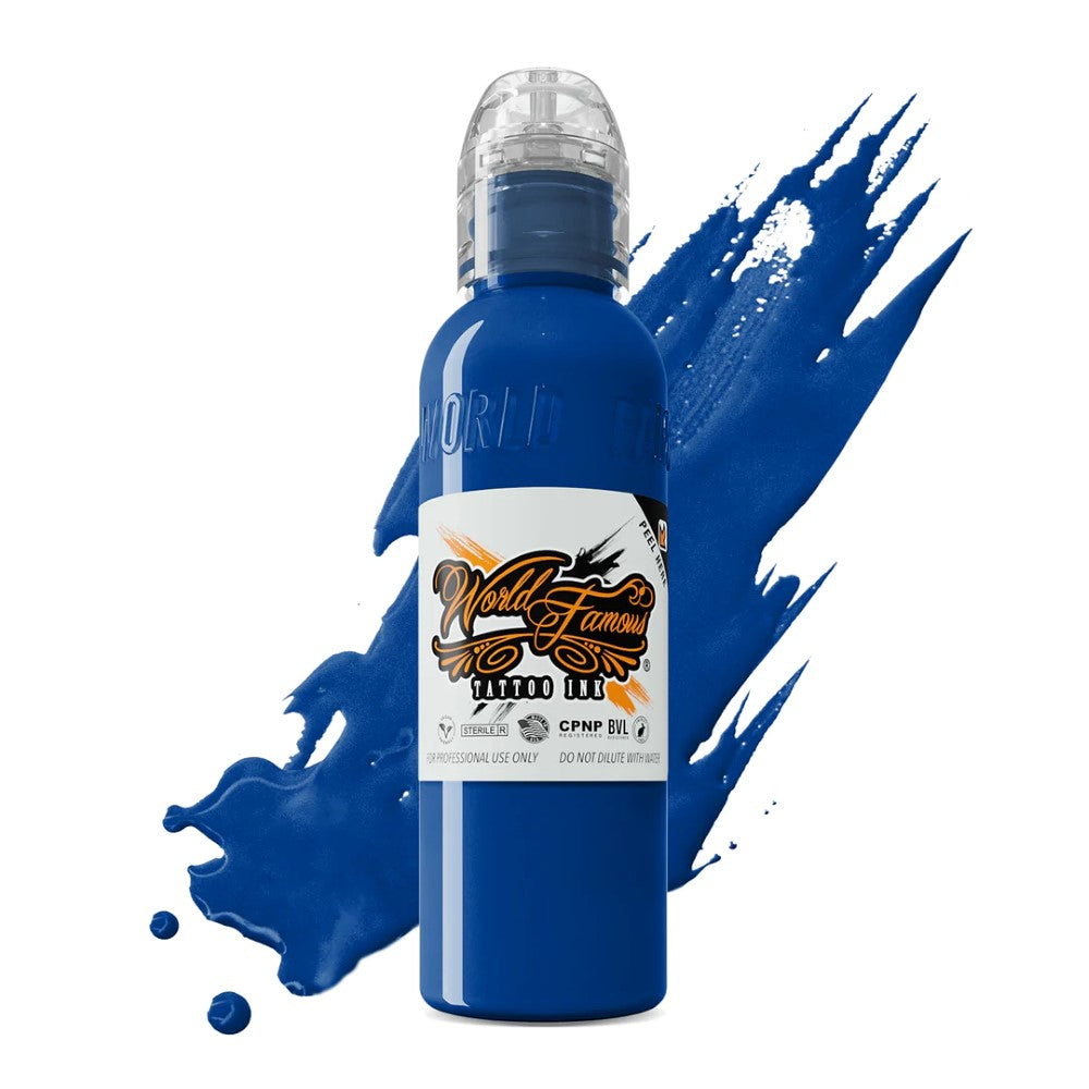 World Famous Tattoo Ink — All Blue Inks — 4oz