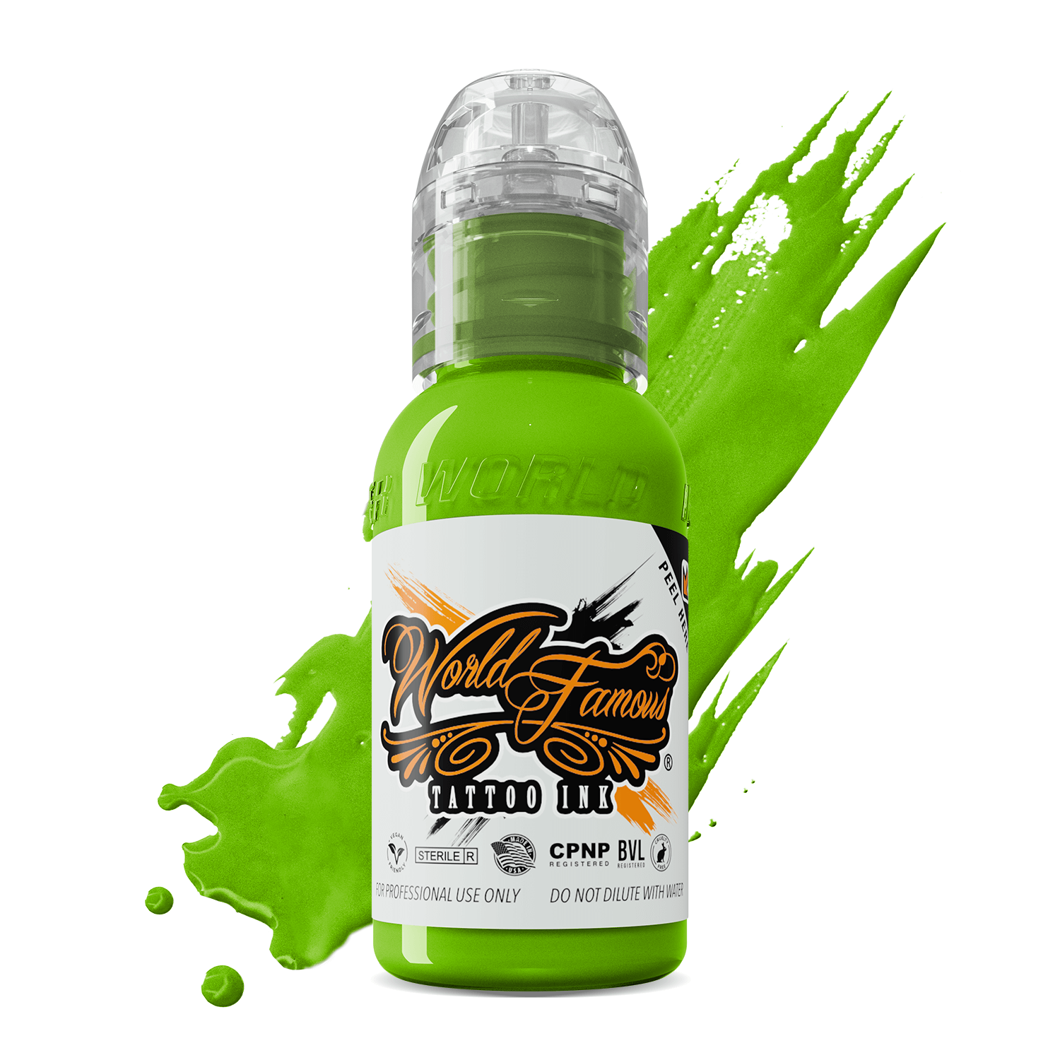 World Famous Tattoo Ink — All Green Inks — 1oz
