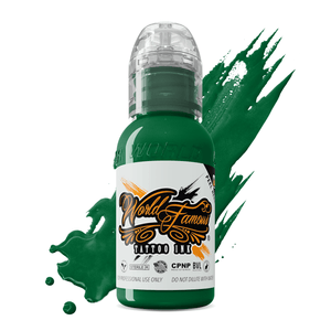 World Famous Tattoo Ink — All Green Inks — 1oz