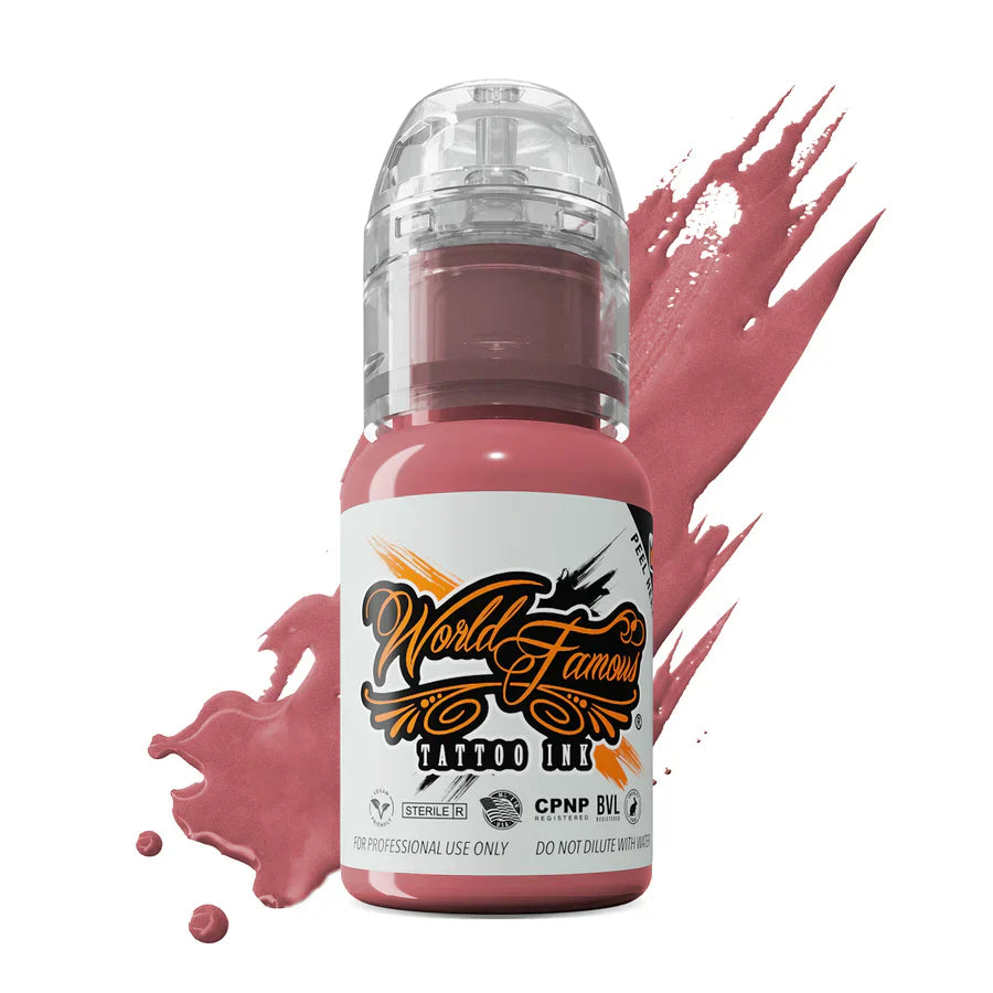World Famous Tattoo Ink – All Pink Inks – 1/2oz Bottle