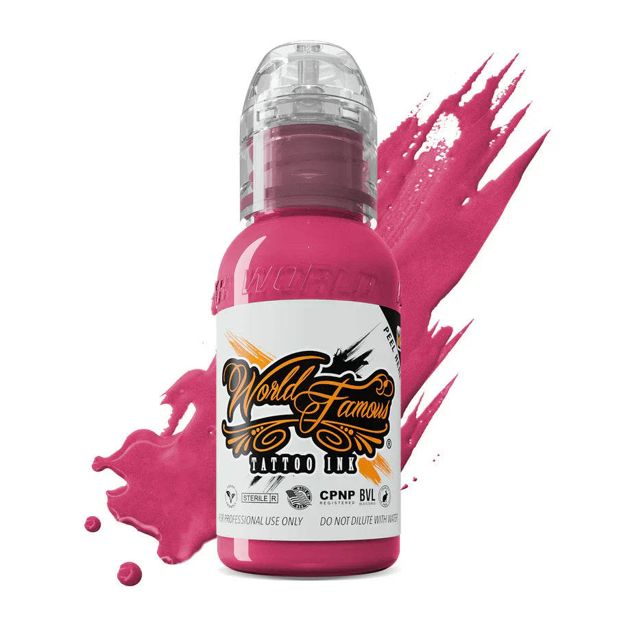 World Famous Tattoo Ink — All Pink Inks — 1oz