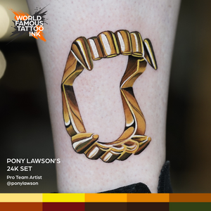 Pony Lawson 24k Set — World Famous Tattoo Ink — 1oz