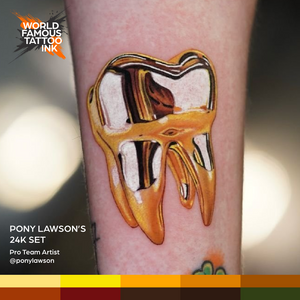 Pony Lawson 24k Set — World Famous Tattoo Ink — 1oz