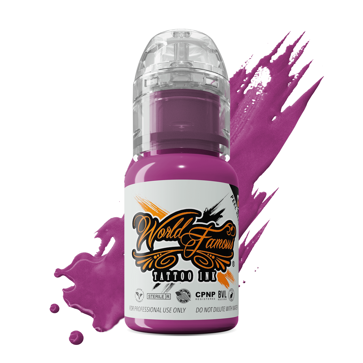 World Famous Tattoo Ink – All Purple Inks – 1/2oz Bottle