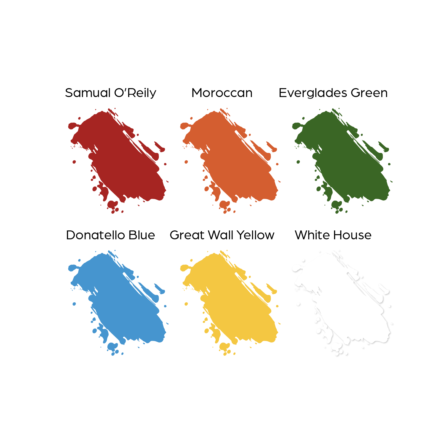 6 Color Simple Set — World Famous Tattoo Ink — 1oz