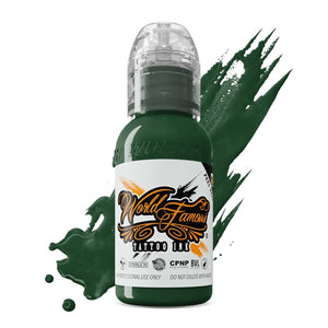 World Famous Tattoo Ink — All Green Inks — 1oz