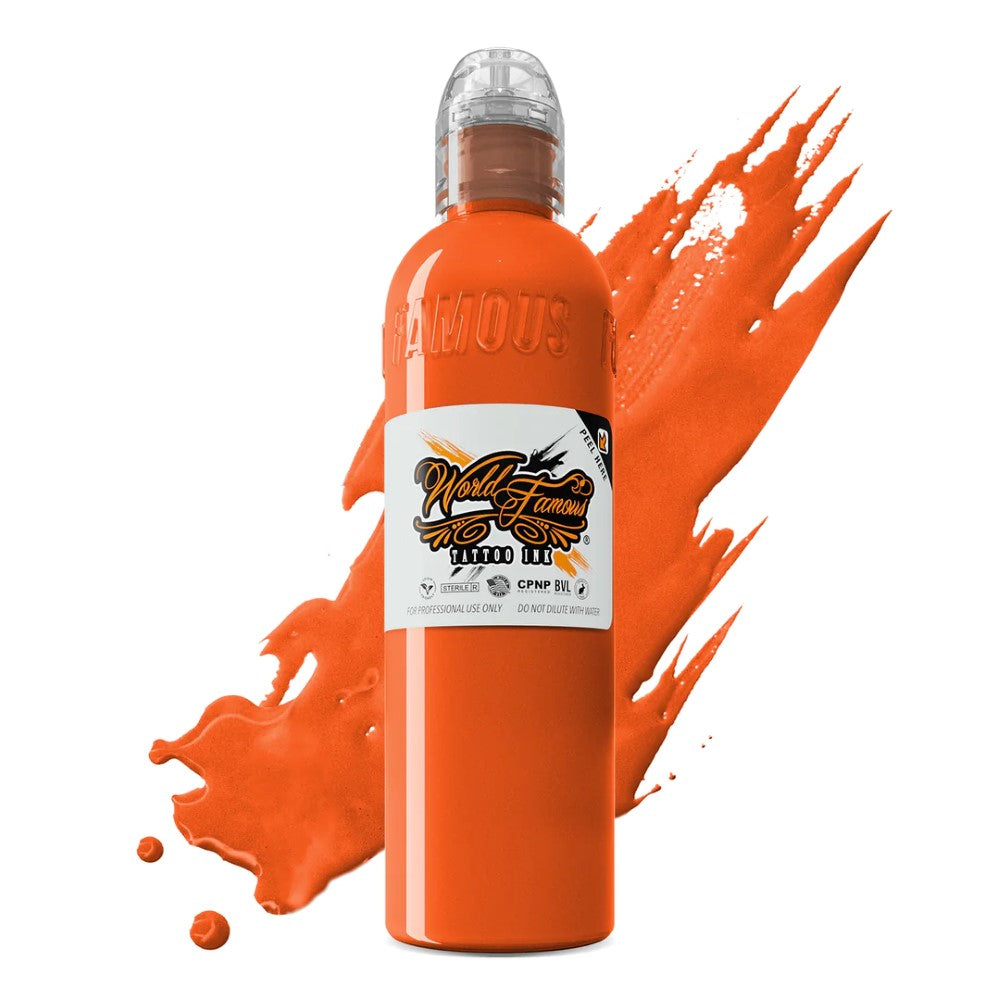 World Famous Tattoo Ink — All Orange Inks — 4oz