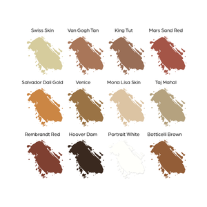 12 Color Skintone Set — World Famous Tattoo Ink — 1oz