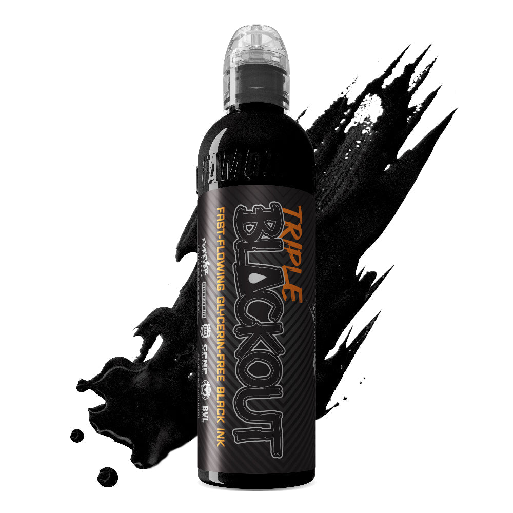 World Famous Tattoo Ink — All Black Inks — 4oz