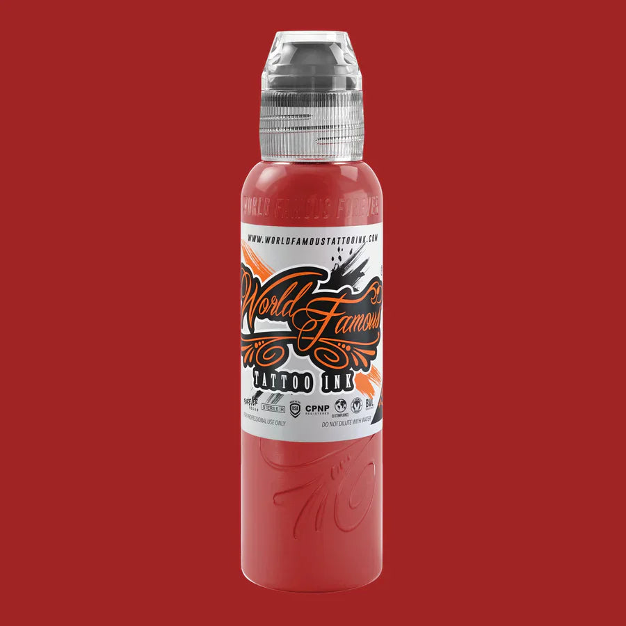 World Famous Tattoo Ink — All Red Inks — 1oz