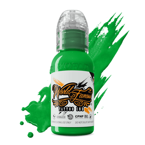 World Famous Tattoo Ink — All Green Inks — 1oz