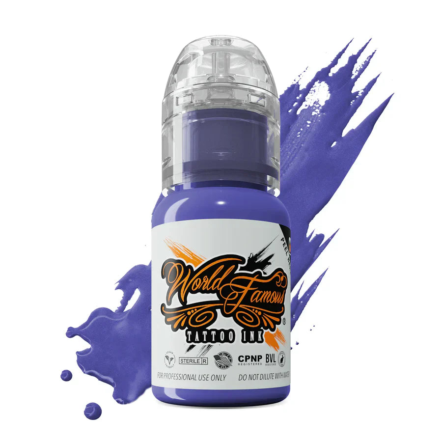 World Famous Tattoo Ink – All Purple Inks – 1/2oz Bottle