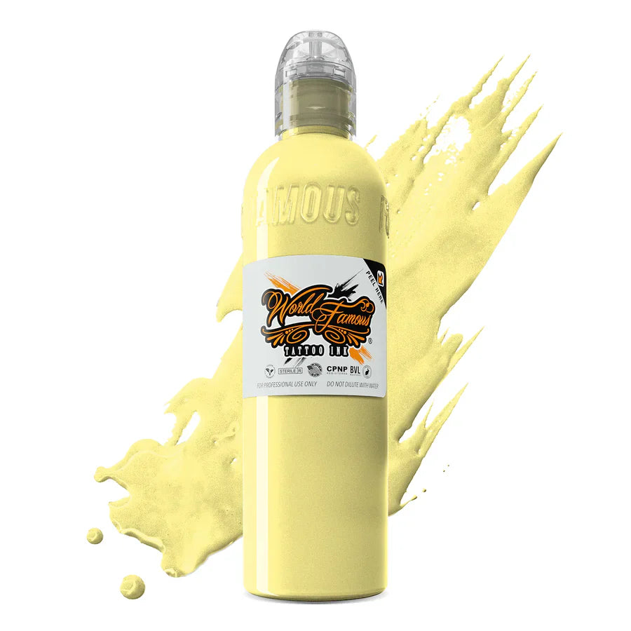 World Famous Tattoo Ink — All Yellow Inks — 4oz