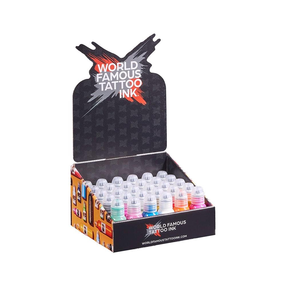World Famous Ink 30-Bottle Counter Display