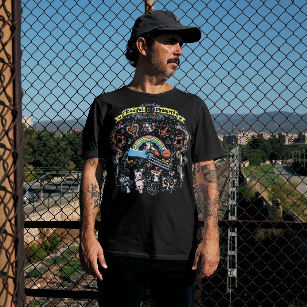 PainfulPleasures Limited Edition Reluctant Heroes Tee