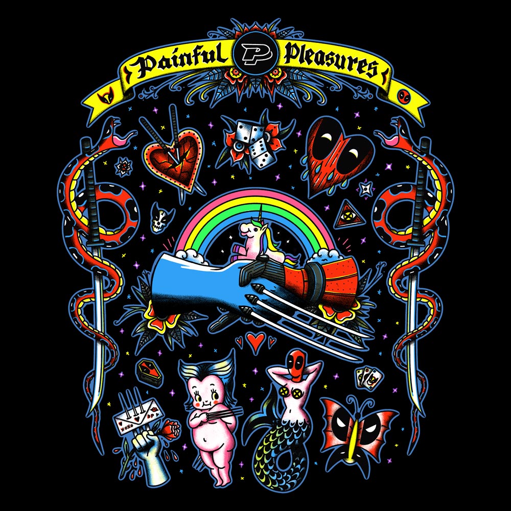 PainfulPleasures Limited Edition Reluctant Heroes Tee