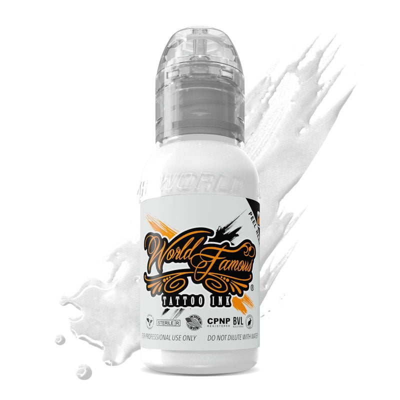 World Famous Tattoo Ink — All White Inks — 1oz