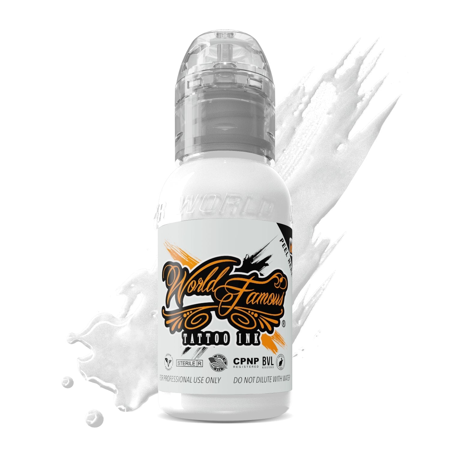 World Famous Tattoo Ink — All White Inks — 1oz