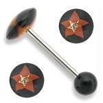 14g 5/8" Acrylic Funky Mix Straight Barbells - Price Per 10