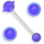 14g 5/8" Acrylic Funky Mix Straight Barbells - Price Per 10