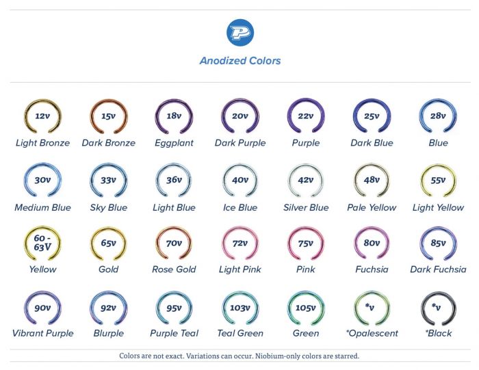 16g Externally Threaded Titanium Bent Barbell w/ Balls — Price Per 1