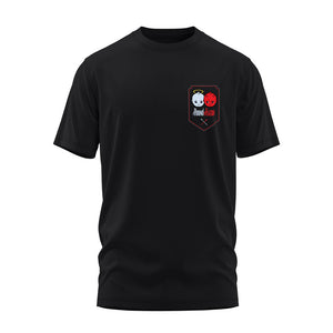 A Pound of Flesh Angel & Devil Black Tee