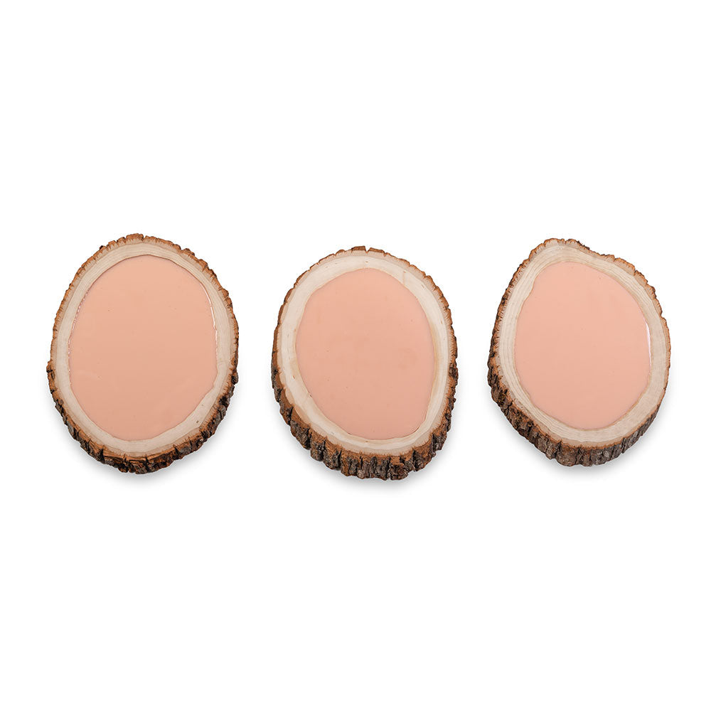 A Pound of Flesh Gallery Series Tattooable Synthetic Round Wooden Plank — Small