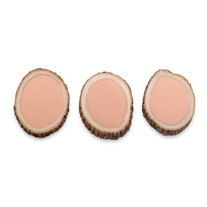 A Pound of Flesh Gallery Series Tattooable Synthetic Round Wooden Plank — Small