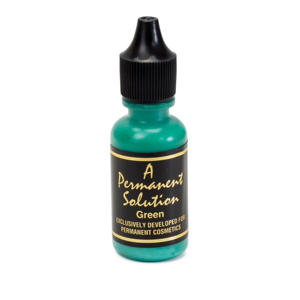 Permanent Solution Cosmetic Tattoo Permanent Makeup Ink - 1/2oz Bottle
