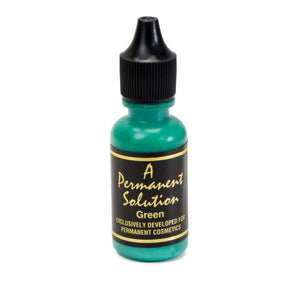 Permanent Solution Cosmetic Tattoo Permanent Makeup Ink - 1/2oz Bottle