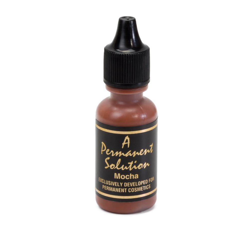 Permanent Solution Cosmetic Tattoo Permanent Makeup Ink - 1/2oz Bottle