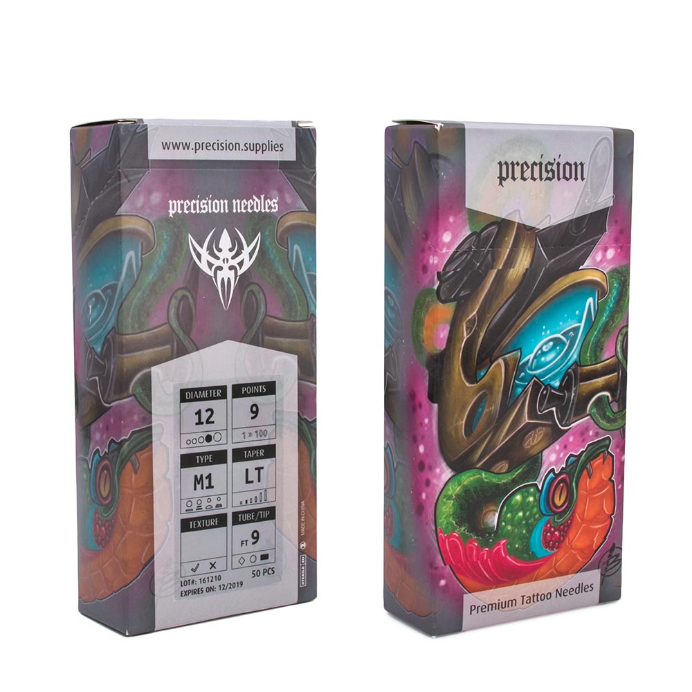 Artist Series — Precision Needles — Box of 50 Premade Sterilized Tattoo Needles