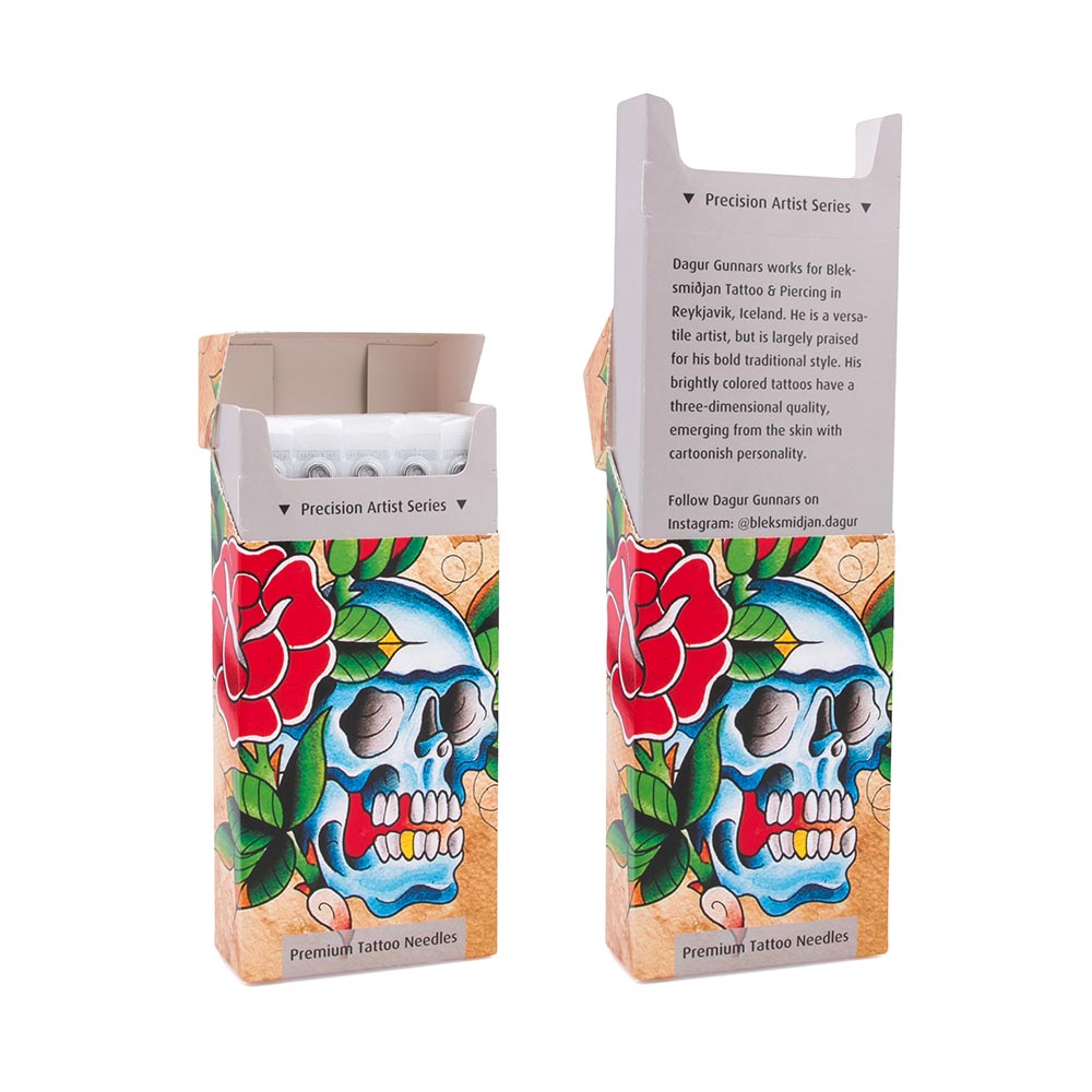 Artist Series — Precision Needles — Box of 50 Premade Sterilized Tattoo Needles