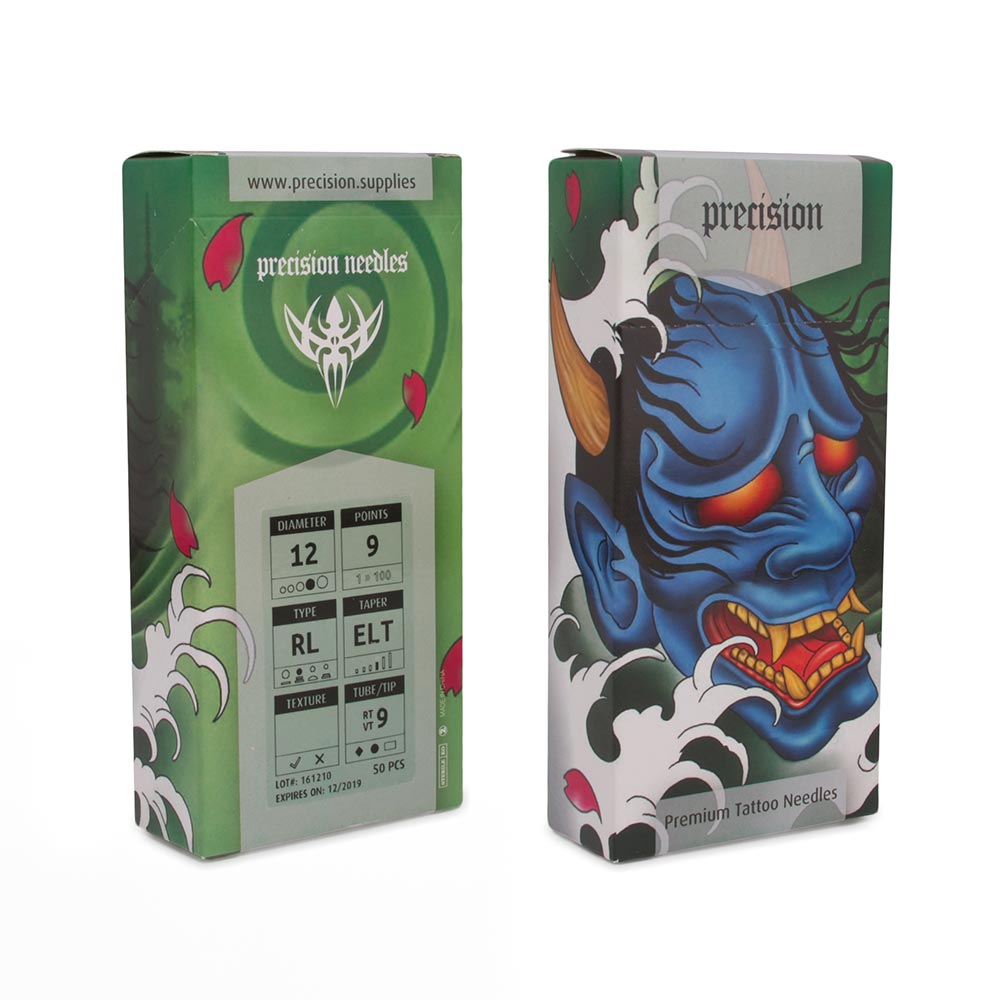 Artist Series — Precision Needles — Box of 50 Premade Sterilized Tattoo Needles