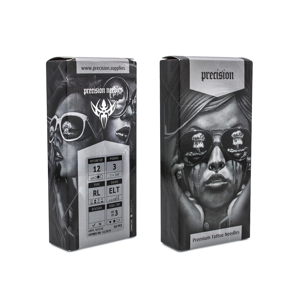 Artist Series — Precision Needles — Box of 50 Premade Sterilized Tattoo Needles