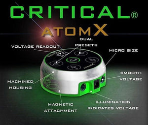 Critical Tattoo® Atom X Power Supply — Silver