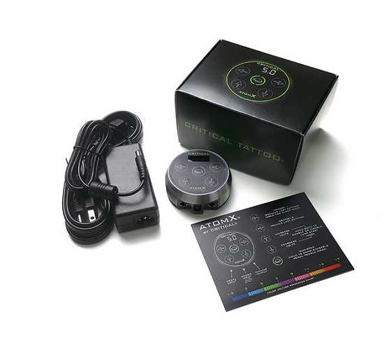 Critical Tattoo® Atom X Power Supply — Silver