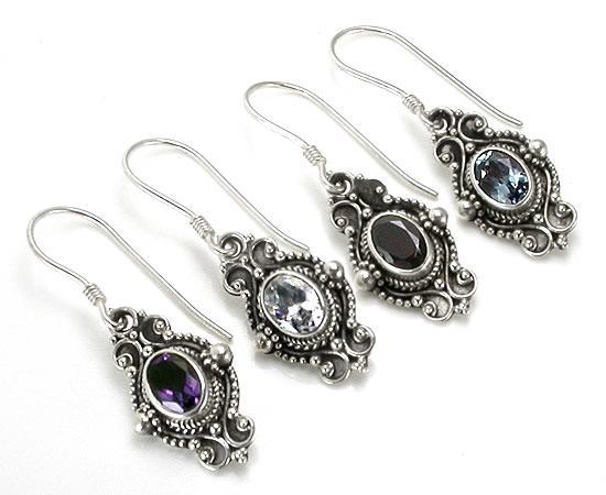 The Flower Bali Sterling Silver French Hook Wholesale Earrings