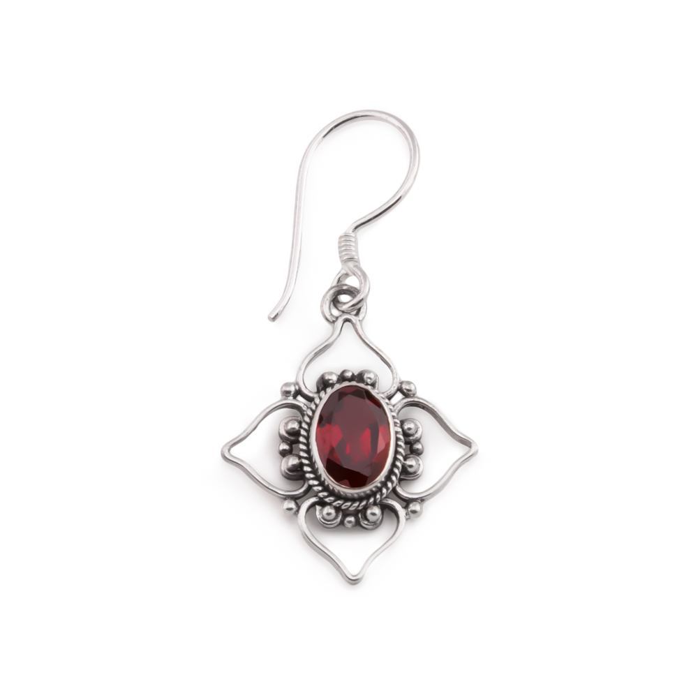 Lotus Peace .925 Silver French Hook Earrings - Price Per 2