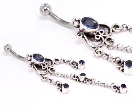 Risque Bali Belly Wholesale Body Jewelry 14g 7/16"