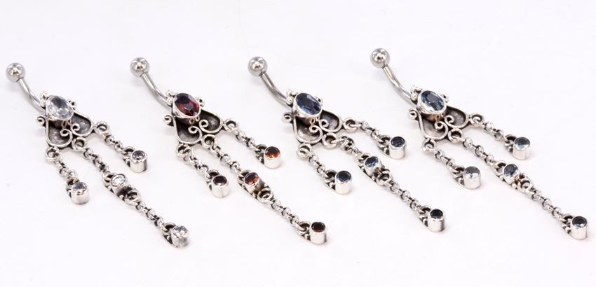 Risque Bali Belly Wholesale Body Jewelry 14g 7/16"