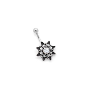 14g 7/16" Mystical Bali Star Belly Button Ring