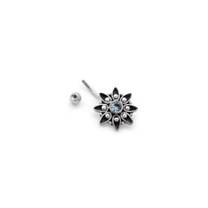 14g 7/16" Mystical Bali Star Belly Button Ring