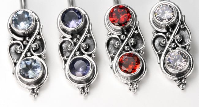 14g 7/16" Majestic Indonesian Pierced Belly Rings