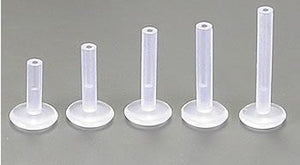 16g BioPlastic Threadless Labret Post — Pick Size — Price Per 1