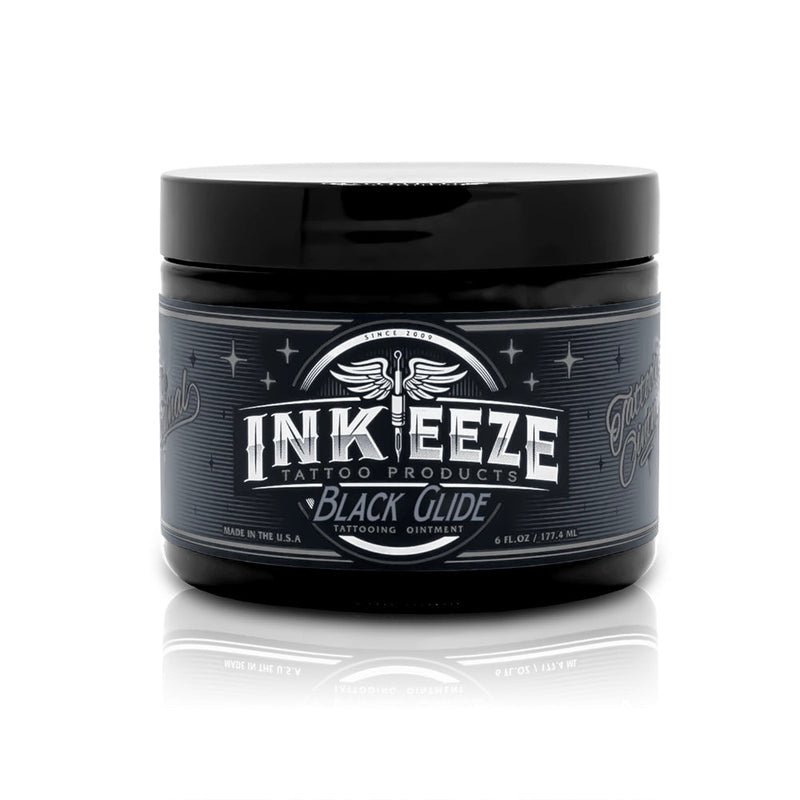 INK-EEZE Black Glide Tattooing Ointment — 6oz Jar